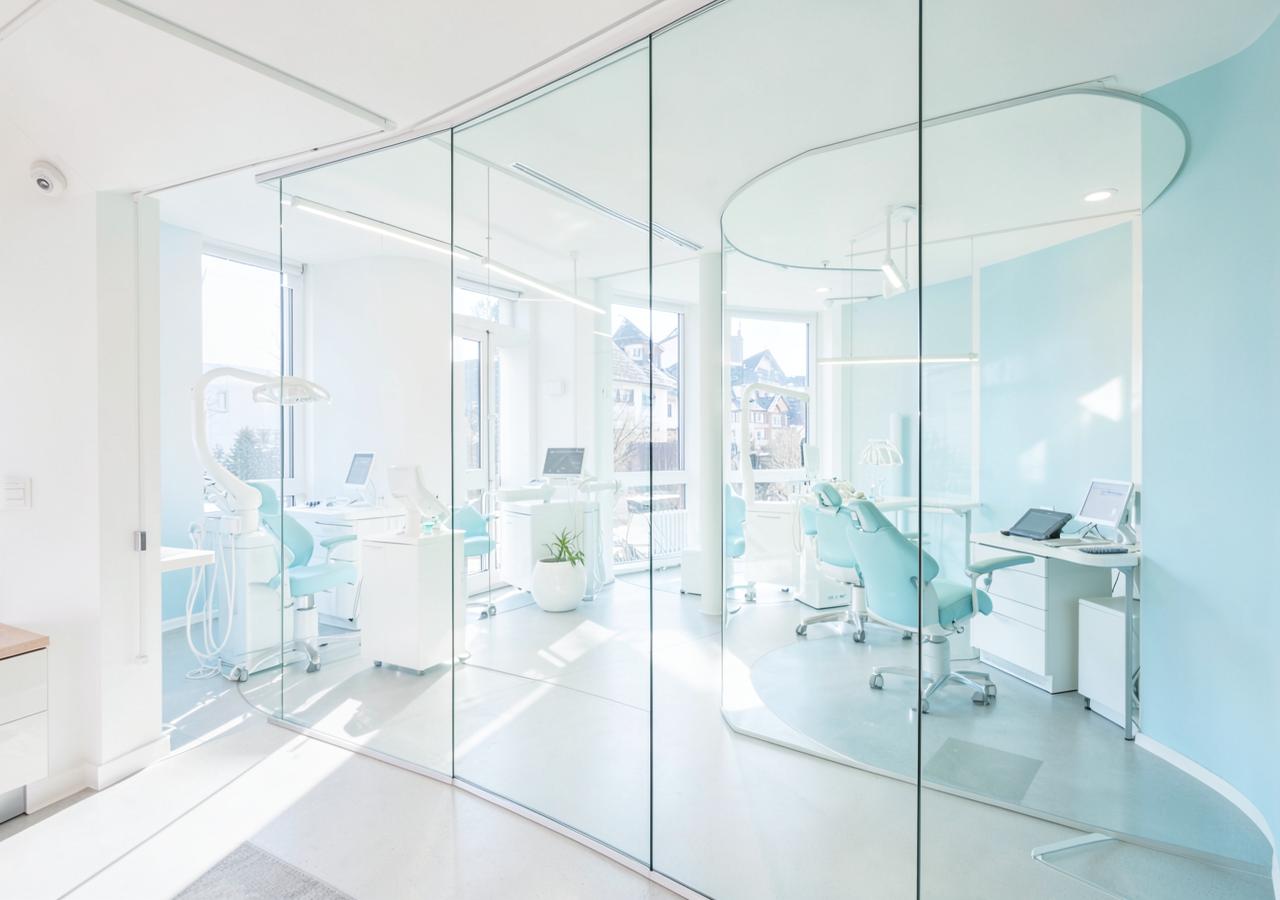 Bright modern dental practice